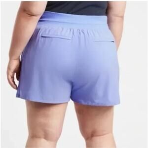 NWT Athleta Brooklyn Shorts Women's Size 22 Blue Periwinkle Athletic Stretch